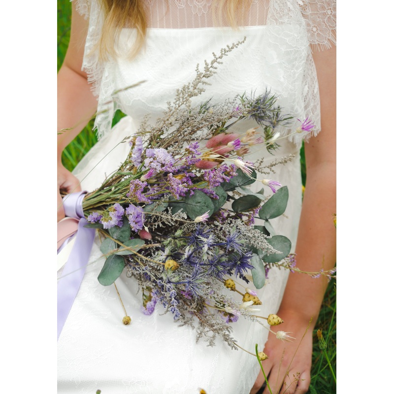 The Wildest Dreams Dried Flower Baked Blossom Bridal Bouquet