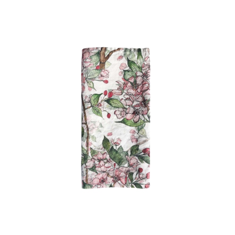 Cherry Blossom Linen Napkin
