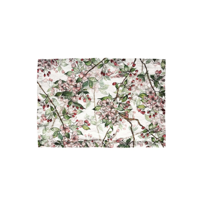 Cherry Blossom Linen Placemat
