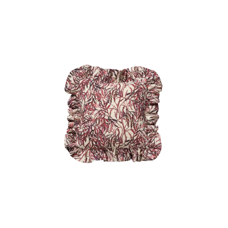 Elderflower Cushion with Frill