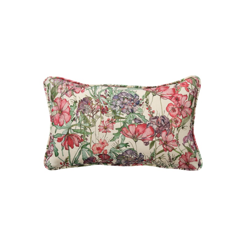 English Cutting Garden Medley Rectangle Cushion
