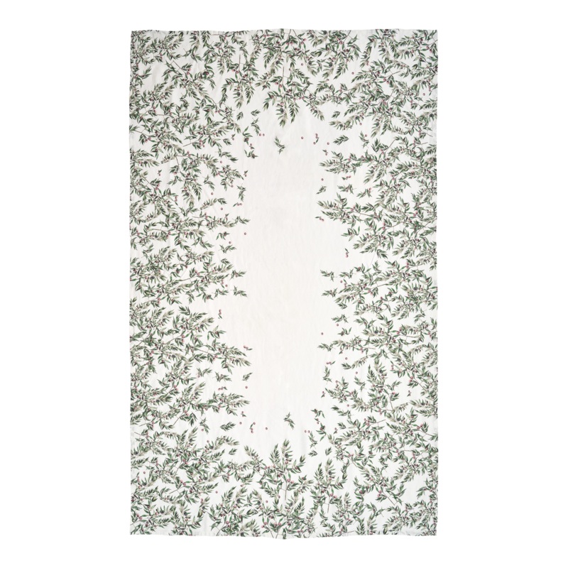 Olive Border Tablecloth|160 x 260cm|160 x 320cm|160 x 380cm|160 x 450cm