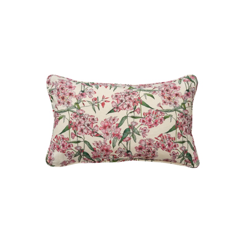 Pink Phlox Rectangle Cushion
