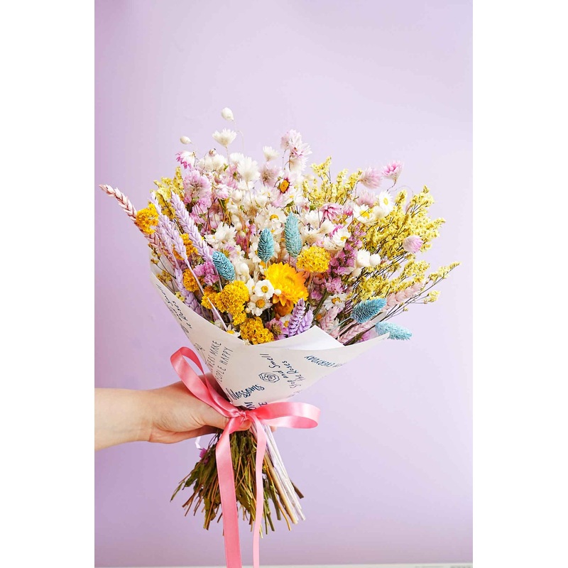 The Buttercup Breeze Dried Flower Baked Blossom Bunch