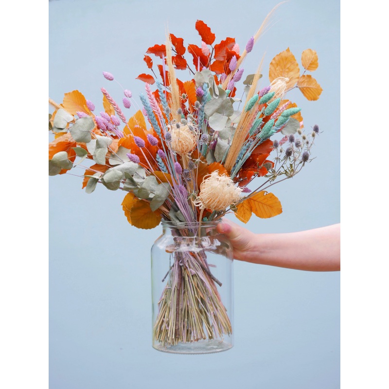 The Chilly Mornings Dried Flower Baked Blossom Bunch