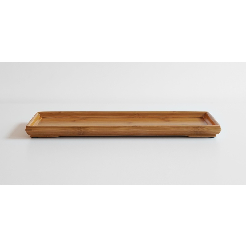 Long Bamboo Service Tray