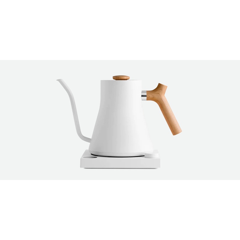 Stagg EKG Kettle|White & Maple