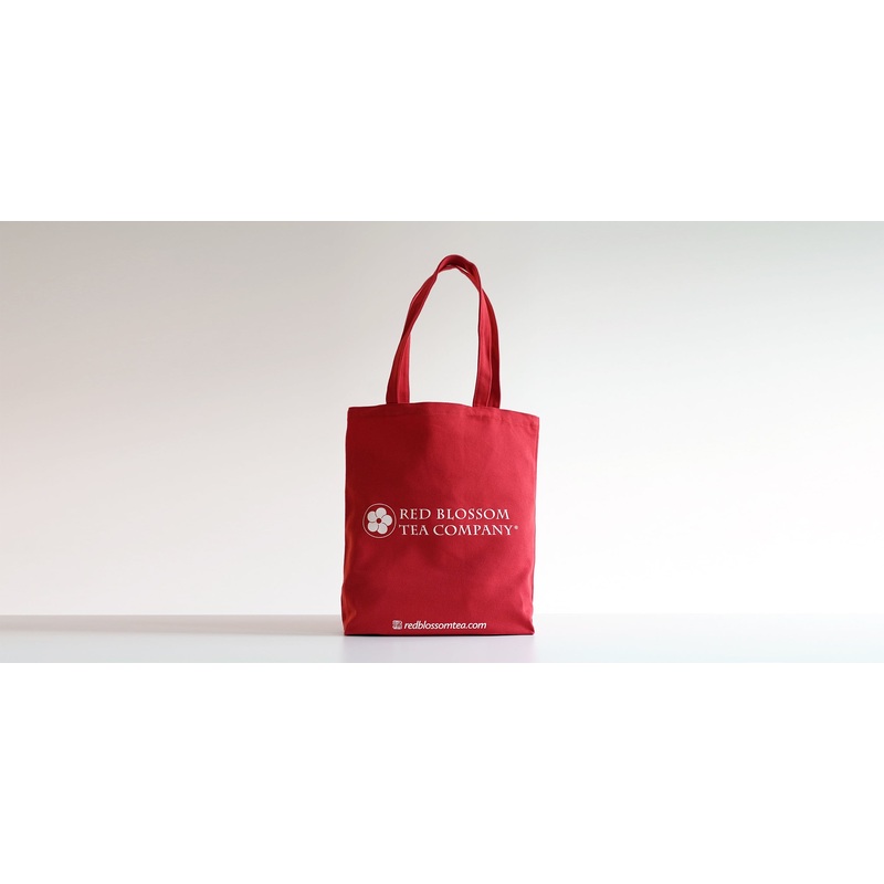Tote Bag|Red|White