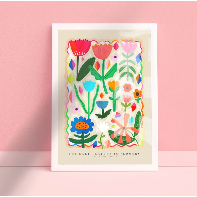 Earth Laughs In Flowers Print