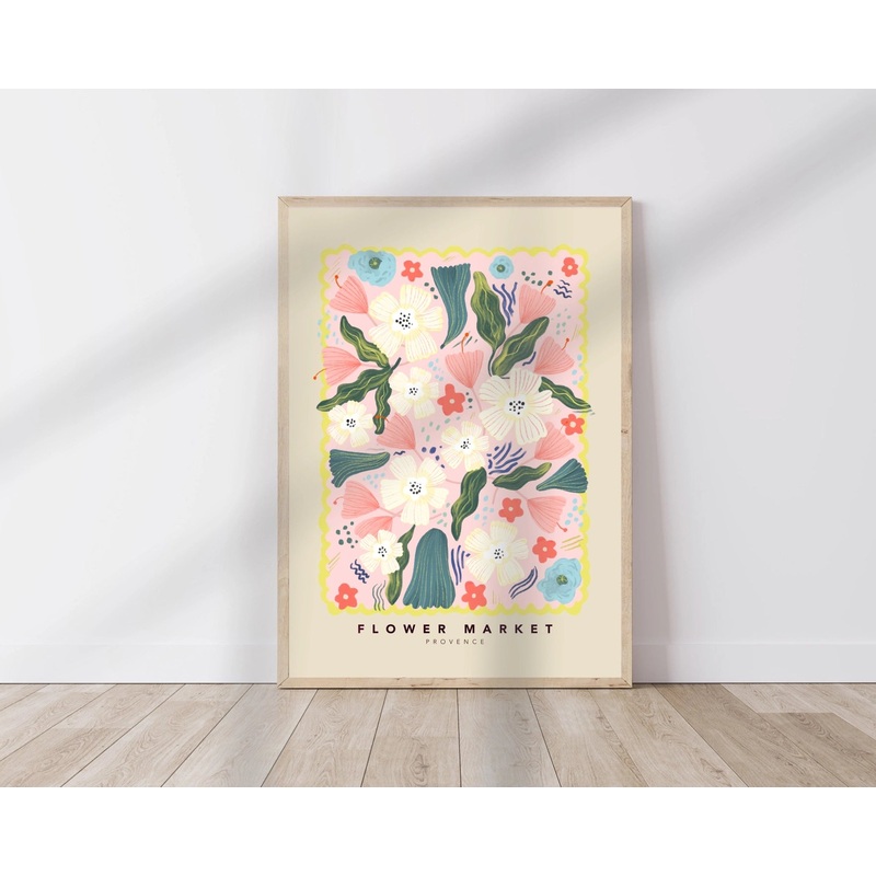 Spring Flower Market Print