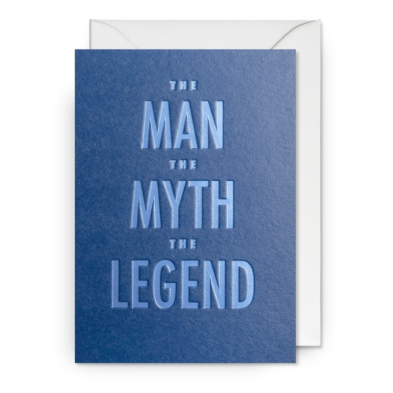 The Myth The Man The Legend Card