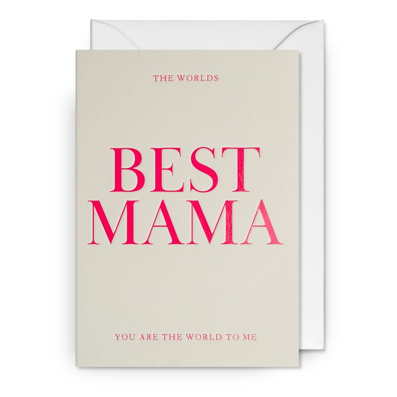 The Worlds Best Mama Card