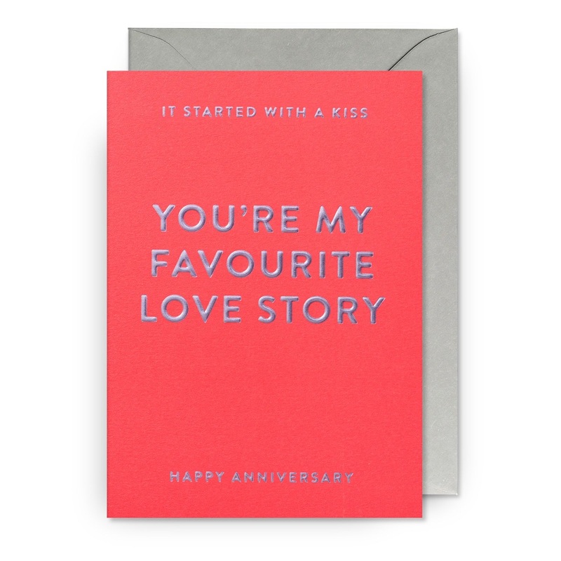 You’re My Favourite Love Story Happy Anniversary Card