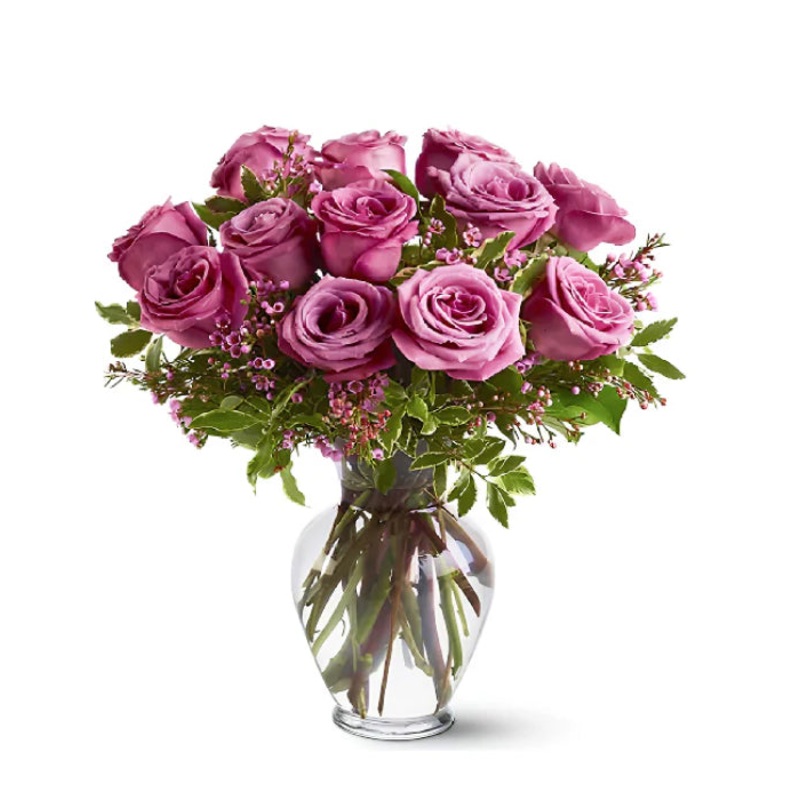 12 Long Stem Lavender Roses|Regular|Deluxe|Supersize