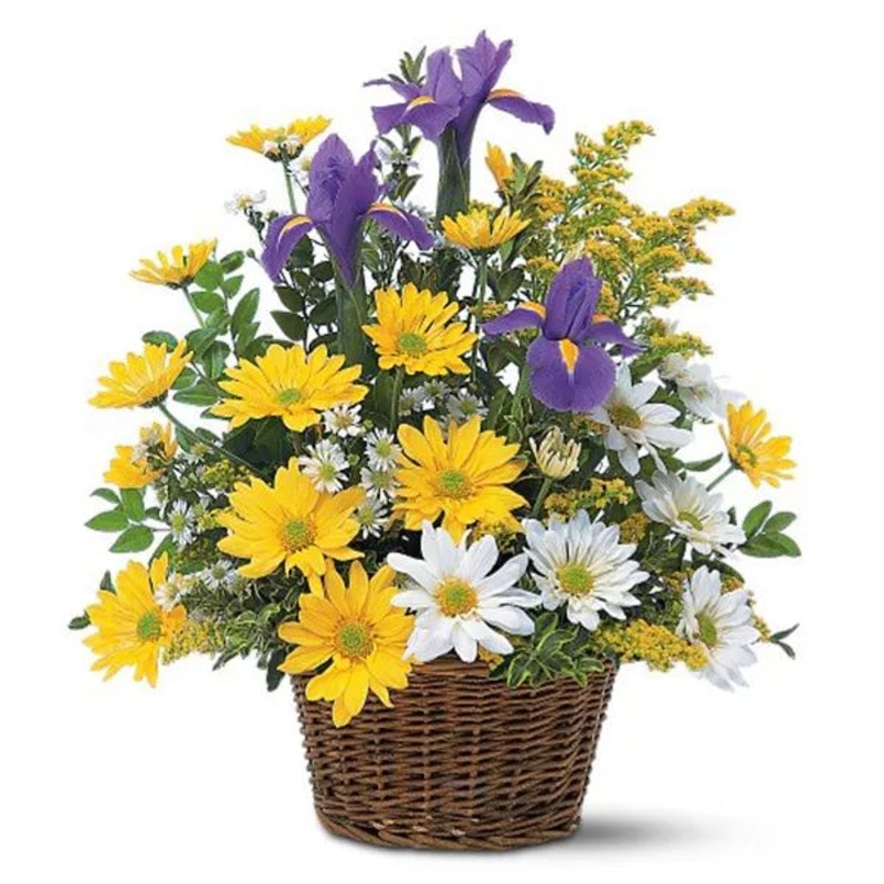 Smiling Floral Basket|Smiling Floral Basket