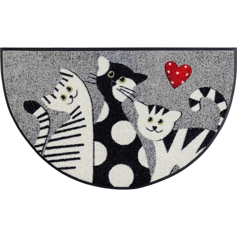 Round Cat Trio|50x85cm