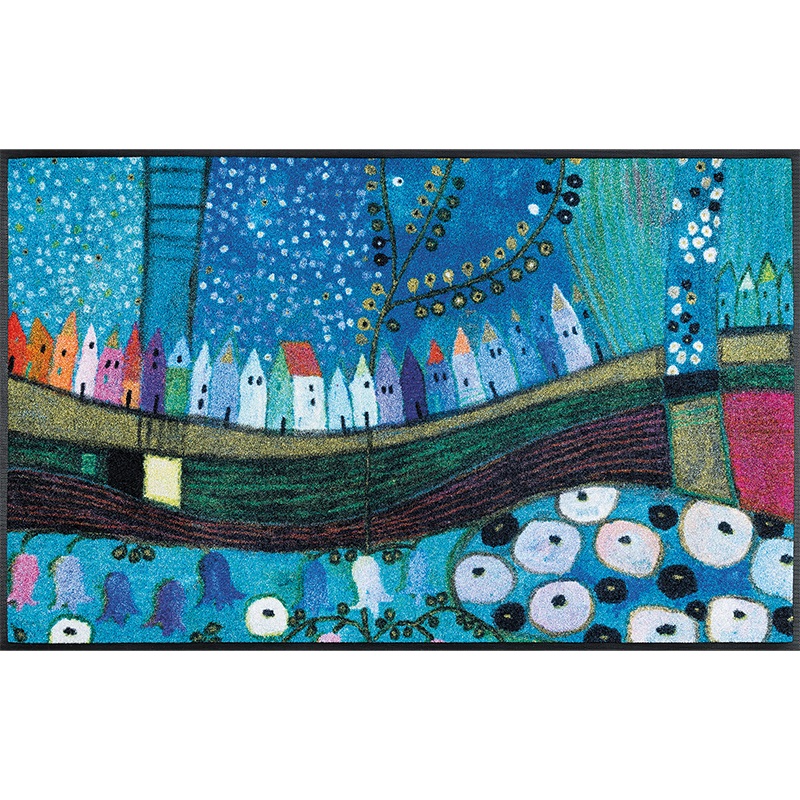 Stadt in Blau|40x60cm|50x75cm|75x120cm|75x190cm