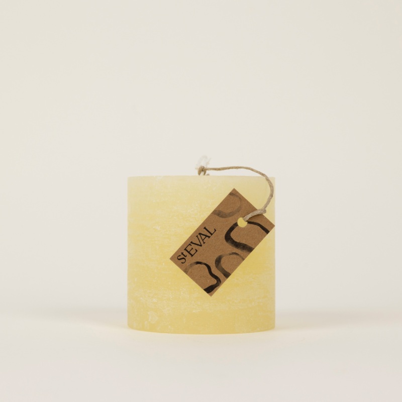 Ginger & Lemongrass, Scented 3 x 3 Pillar Candle