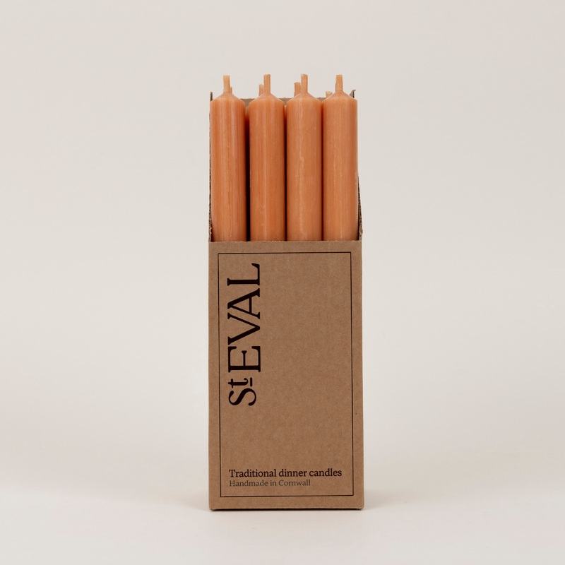 Terracotta 7/8 x 10 Dinner Candles, box of 12