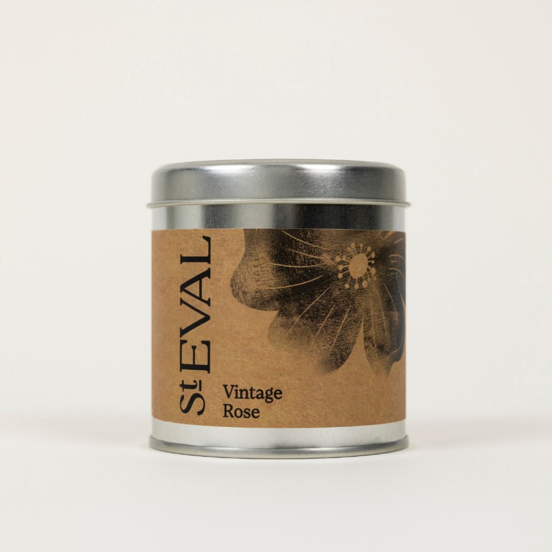 Vintage Rose, Scented Tin Candle