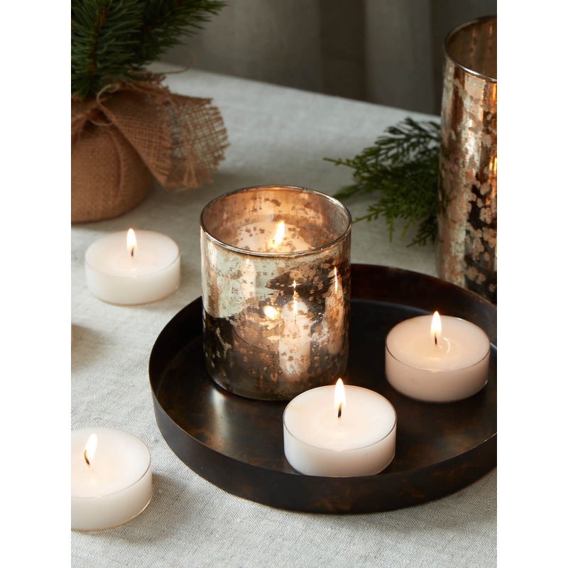 Set of 12 Ivory Large Tealights