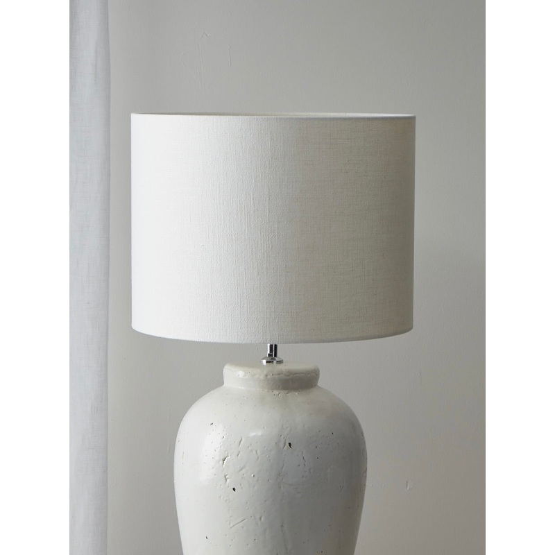 White Cylinder Lamp Shade 40cm