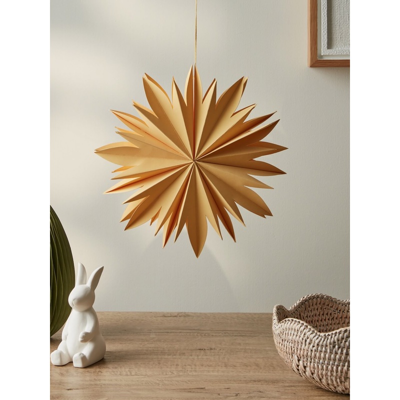 Yellow Paper Hanging Easter Decoration