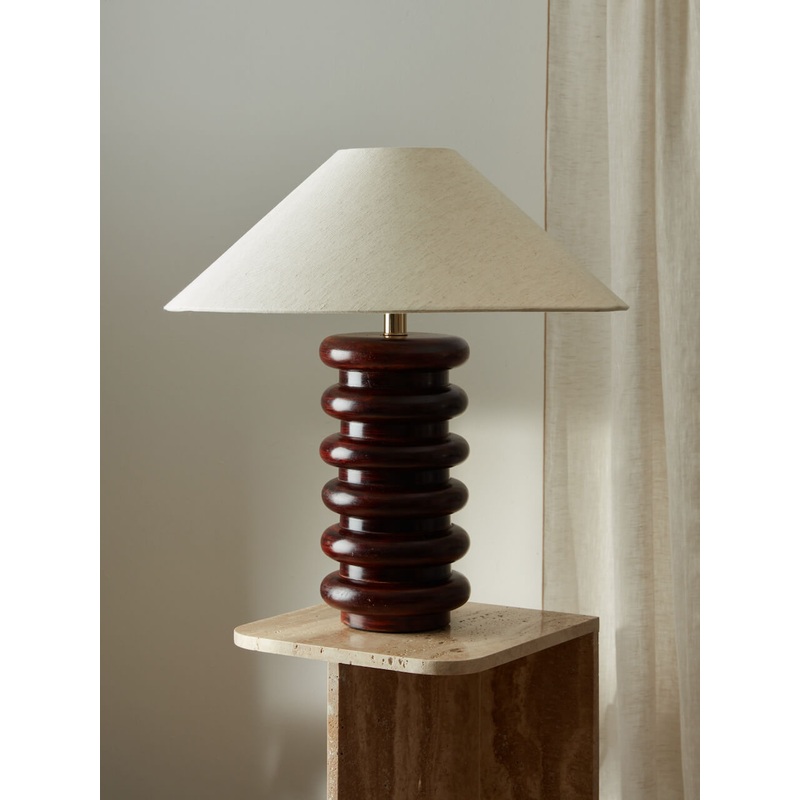Uri Wooden Table Lamp