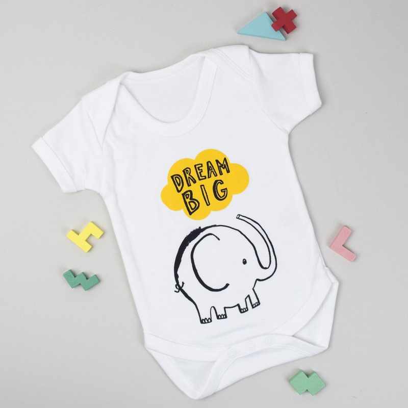Dream Big Babygrow|0 – 3 Months|3 – 6 Months|6 – 12 Months