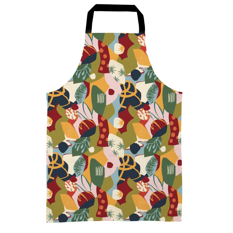 Evergreen leaves apron – Lily Windsor Walker
