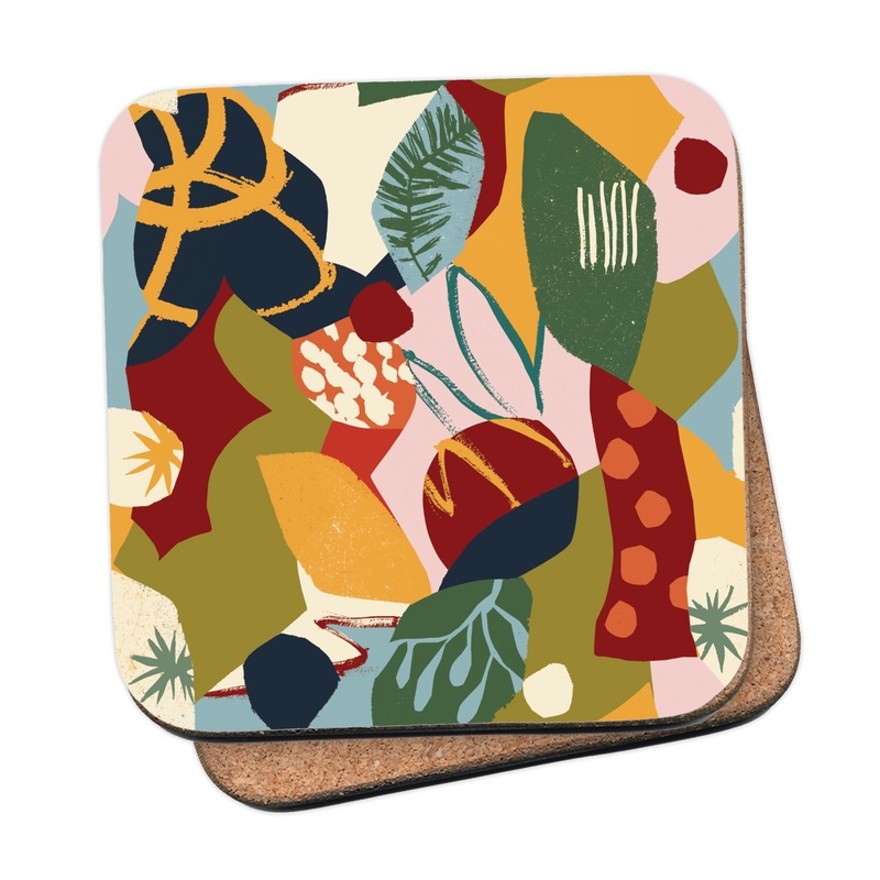 Evergreen leaves coaster – Lily Windsor Walker