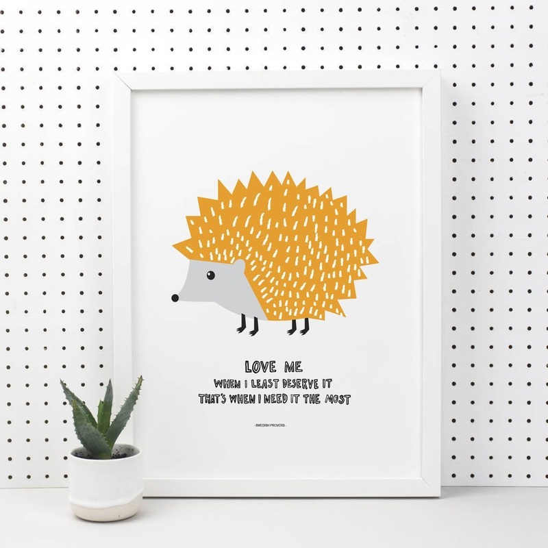 Hedgehog Print