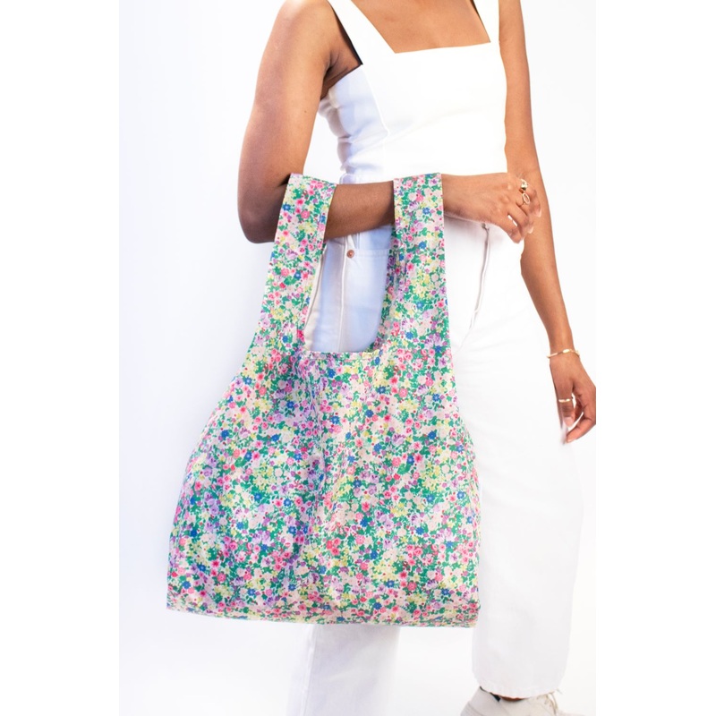 Kind Bag – Recycled Packable Shopping Bag – Meadow Flowers