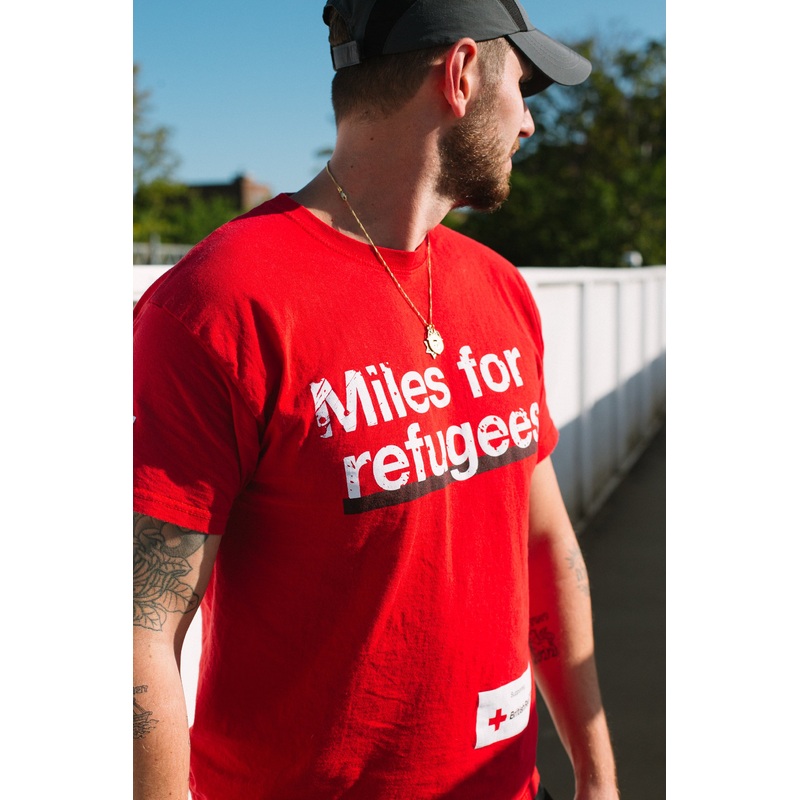 Miles for refugees- Casual t-shirt