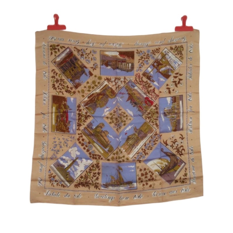 Greetings From Oslo Square Scarf Womenswear | Preloved