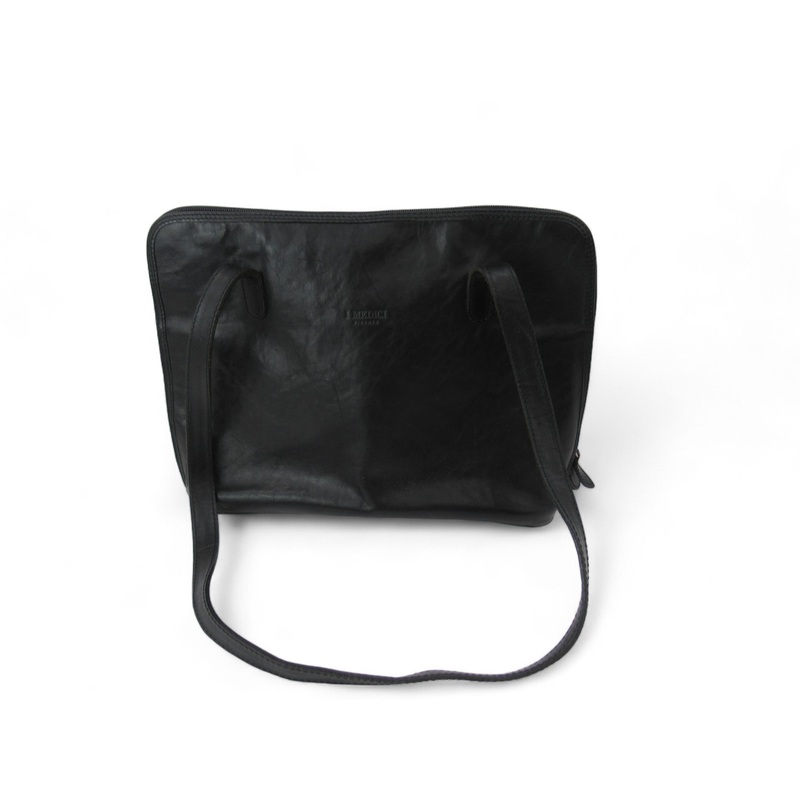 I Medici Firenze Black Satchel Zip Around Bag Womenswear | Preloved