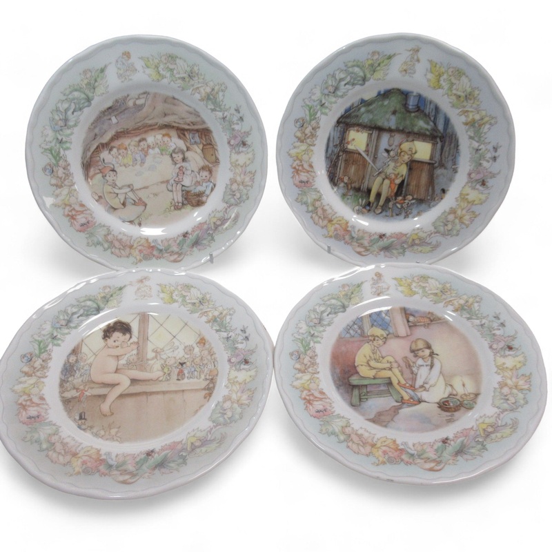 Royal Worcester Peter Pan Collectors Plates Set of 4 | Preloved
