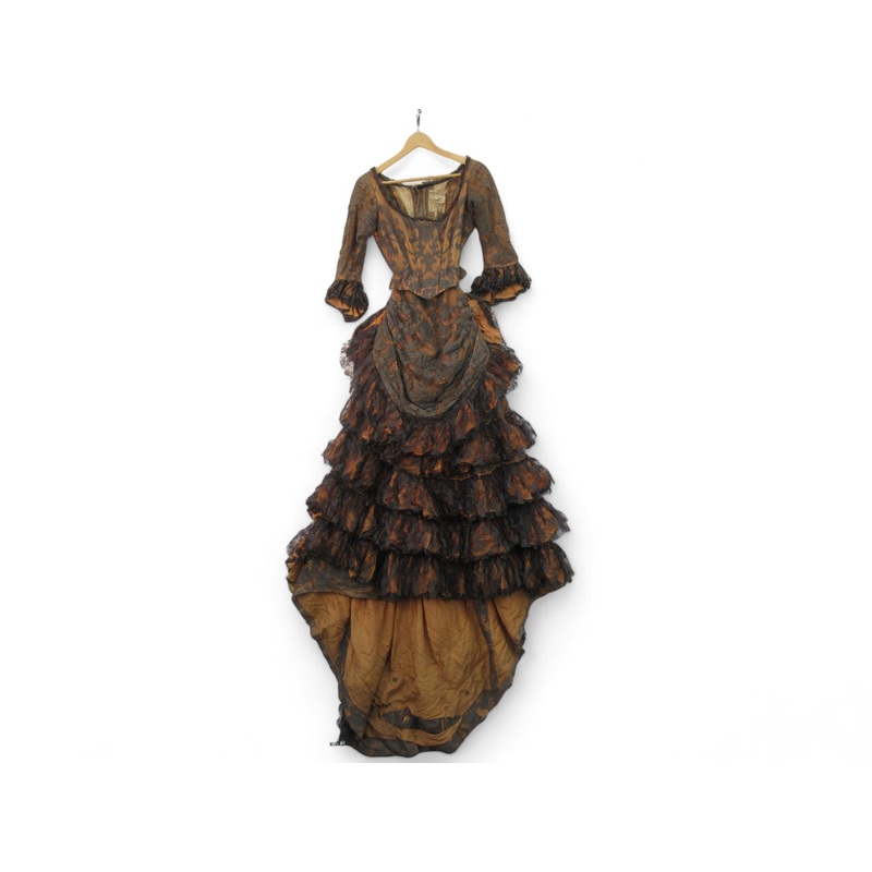 Sadlers Wells Vintage Small Brown Opera Dress Womenswear | Preloved