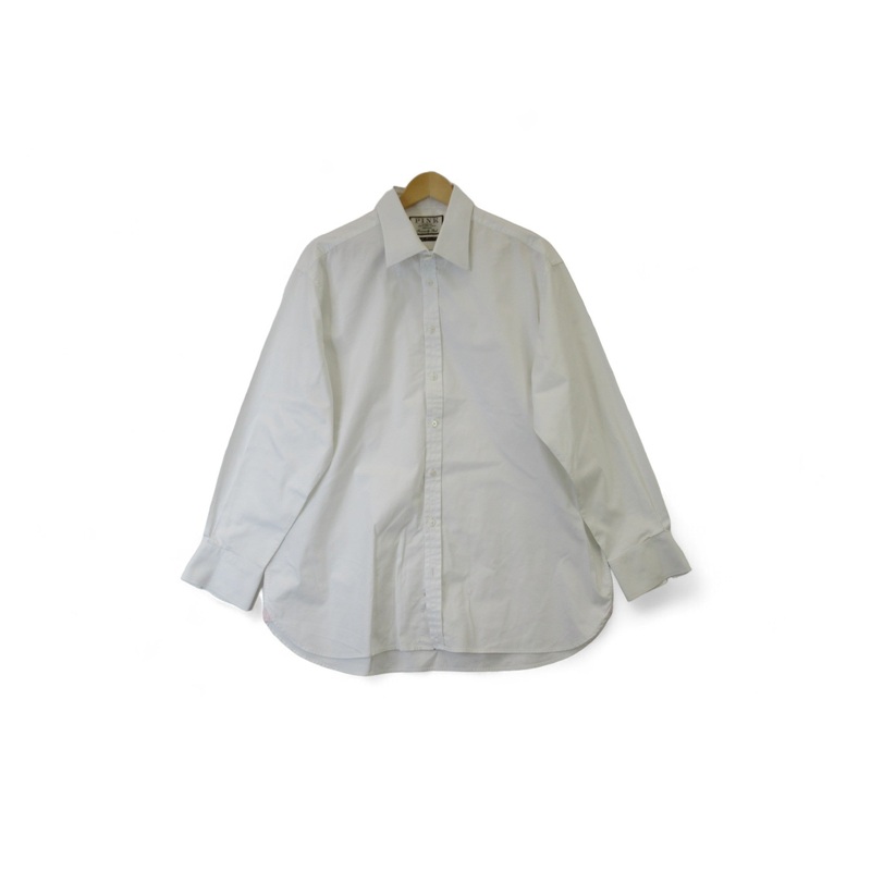 Thomas Pink 17 White Classic Cotton Shirt Menswear | Preloved