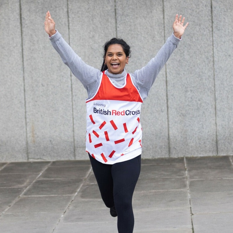 Womens Team Red Cross Running Vest