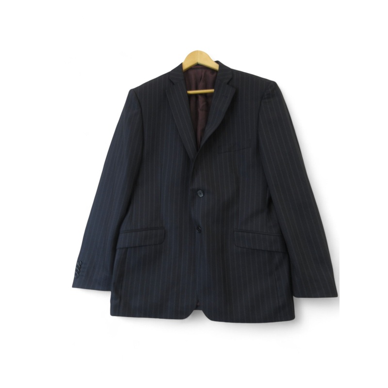 Berwin & Berwin 42 Navy Pinstripe Suit Jacket Menswear | Preloved