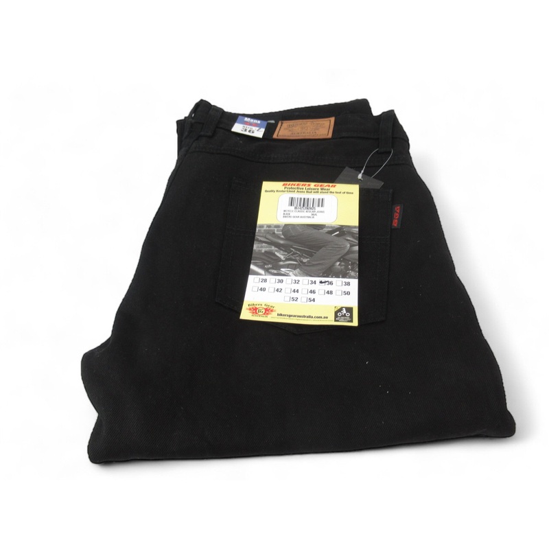 Biker Gear Work Trousers Jeans 36L Black Menswear | Preloved