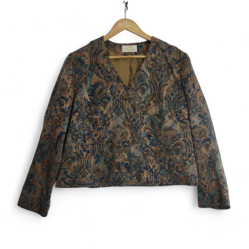 Eastex Heirloom UK 18 Multicoloured Vintage Jacket Womenswear | Preloved