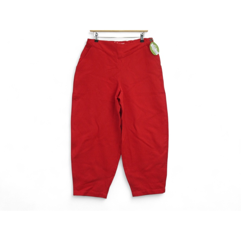 Gunrun SJoden Medium Red Cropped Trousers Womenswear | Preloved