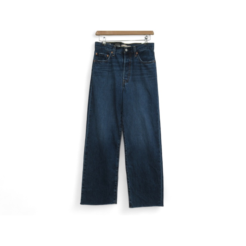 Levi Strauss & Co W28 L29 Blue Denim Rib Cage Jeans Womenswear | Preloved