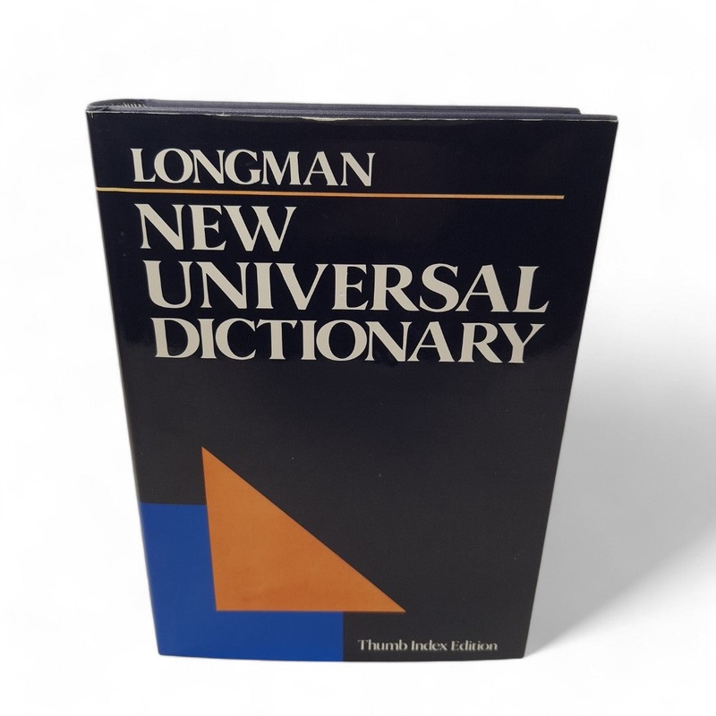 Longman New Universal Dictionary Hardcover Thumb Index 1982 | Preloved