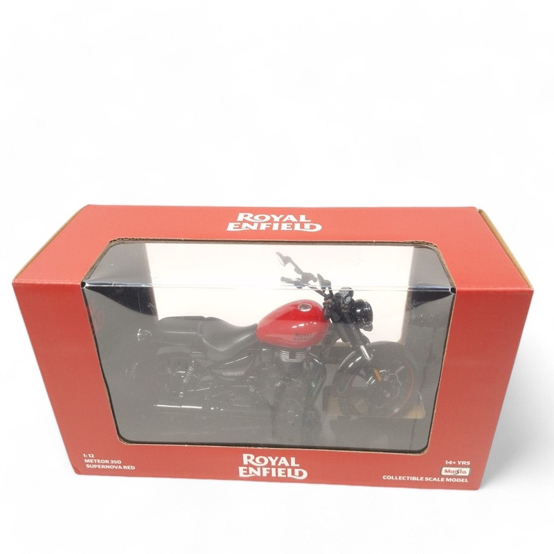 Maisto Royal Enfield Meteor 350 Scale Model Supernova Red | Preloved