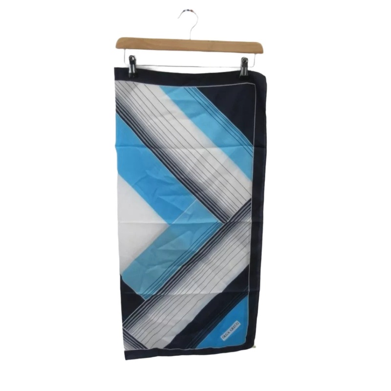 Olga Greco 30 Square Scarf Vintage Stripes Womenswear | Preloved