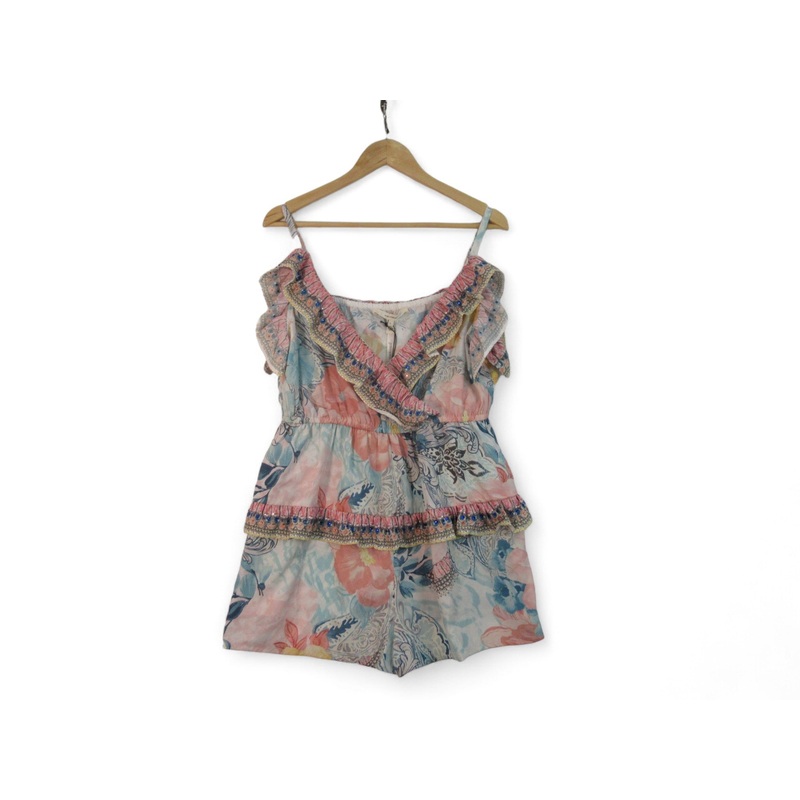 River Island Large Multicoloured Jumpsuit Shorts Womenswear | Preloved