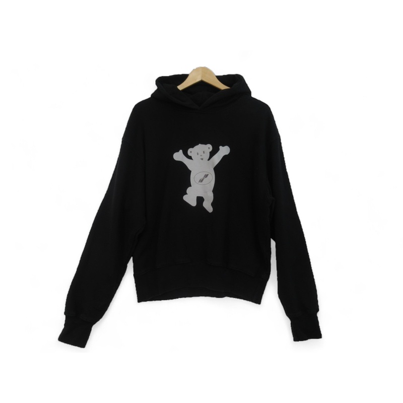 We11done Small Black Bear Hoodie Menswear | Preloved